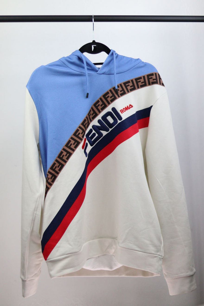 Fendi x Fila Multi Coloured Logo Sweatshirt The Executive Attire