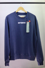 Load image into Gallery viewer, Off White c/o Virgil Abloh Navy Sweatshirt
